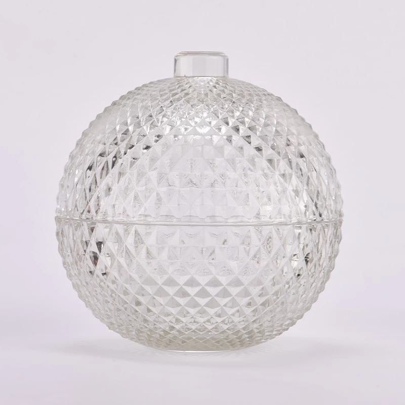 Clear Ball Ornaments for Christmas Tree Decoration Glass Ball Jar