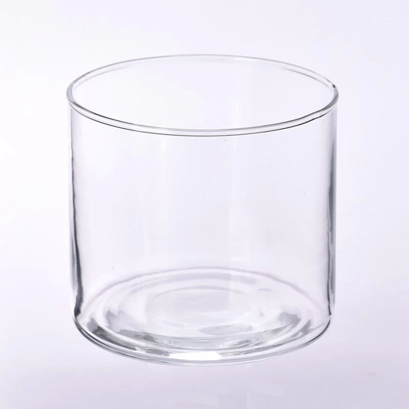 clear thin wall glass candle jars supplier