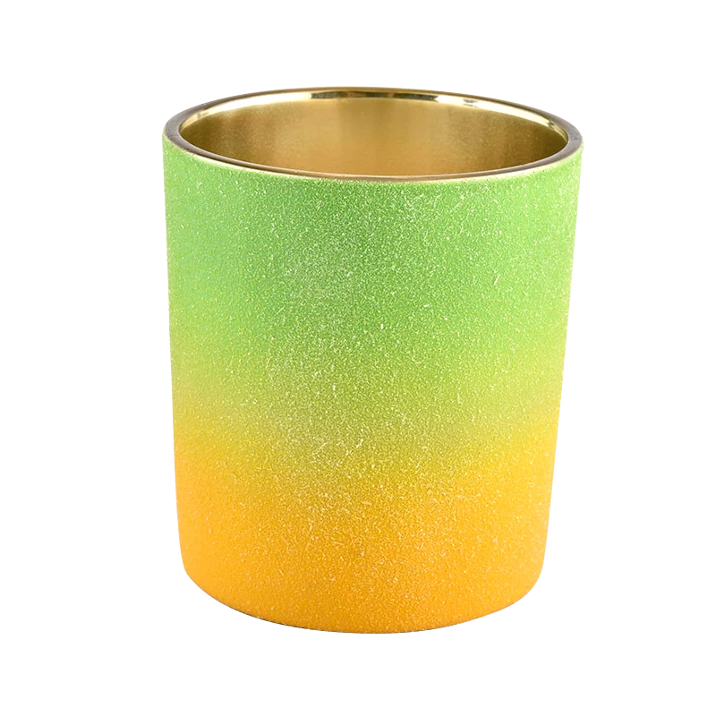 Customized Gradient Decor Glass Candle Holders