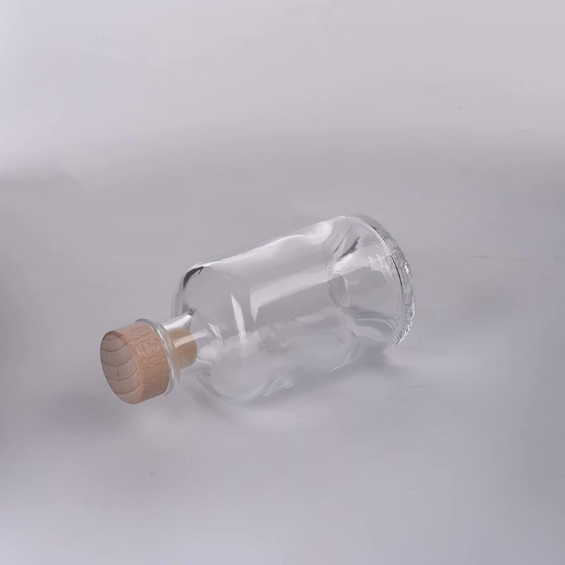 120ml clear glass reed diffuser bottle with stopper wholesale 