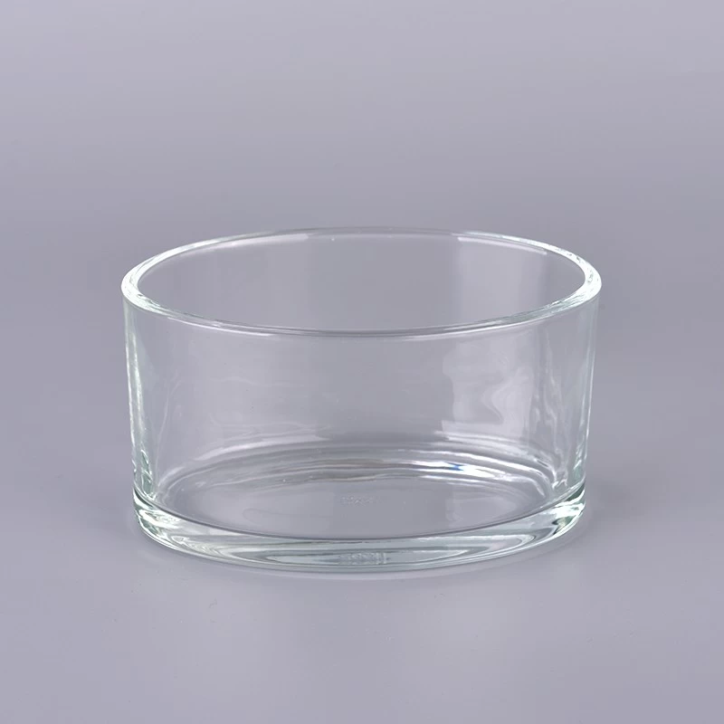 20oz wax large oval shape glass candle jar