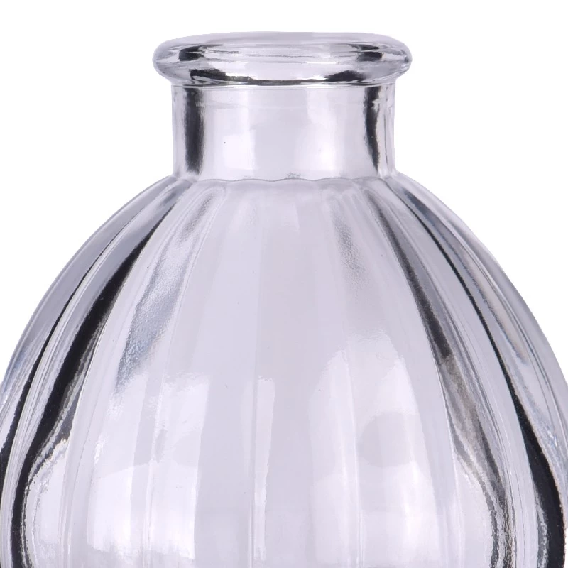 Wholesale 100ml 150ml Transparent Round Glass Bottle for Fragrance Diffuser