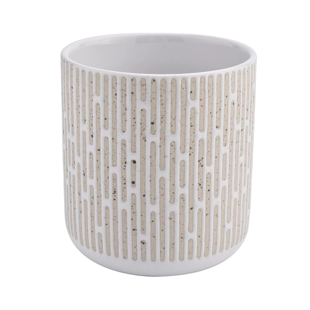 Ceramiczne naczynia na świece o nowoczesnym designie Unikalne ręczne ceramiczne słoiki na świece do dekoracji