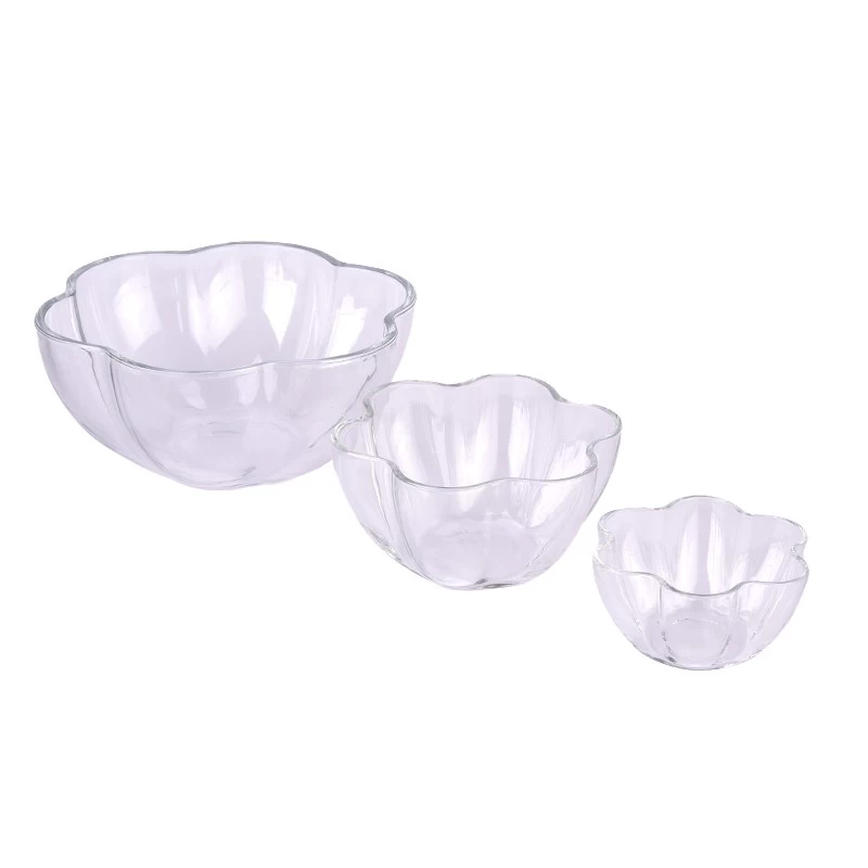 10oz empty glass candle container for home decor 