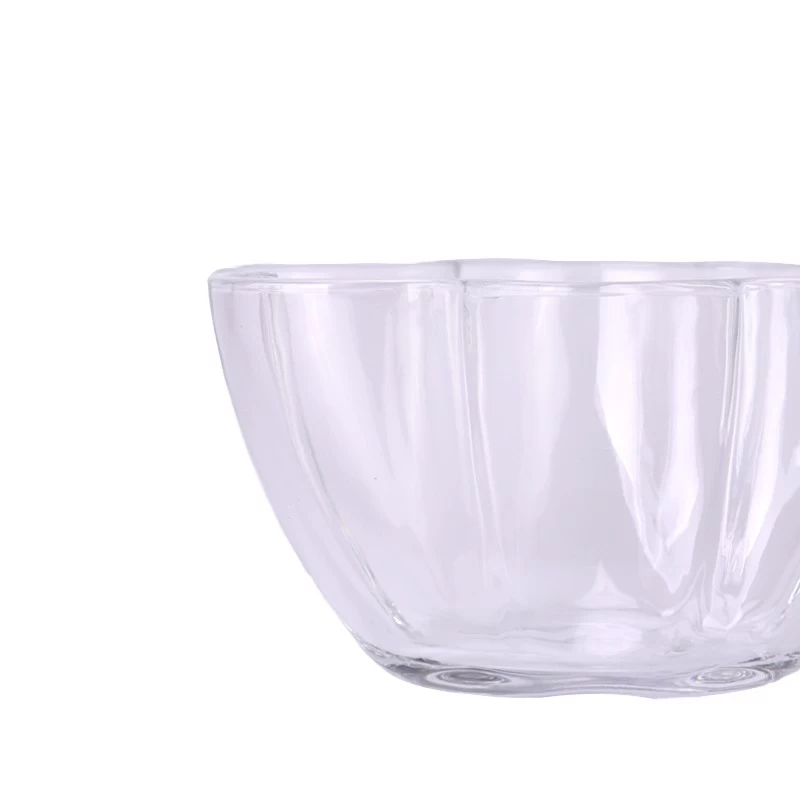 10oz empty glass candle container for home decor 