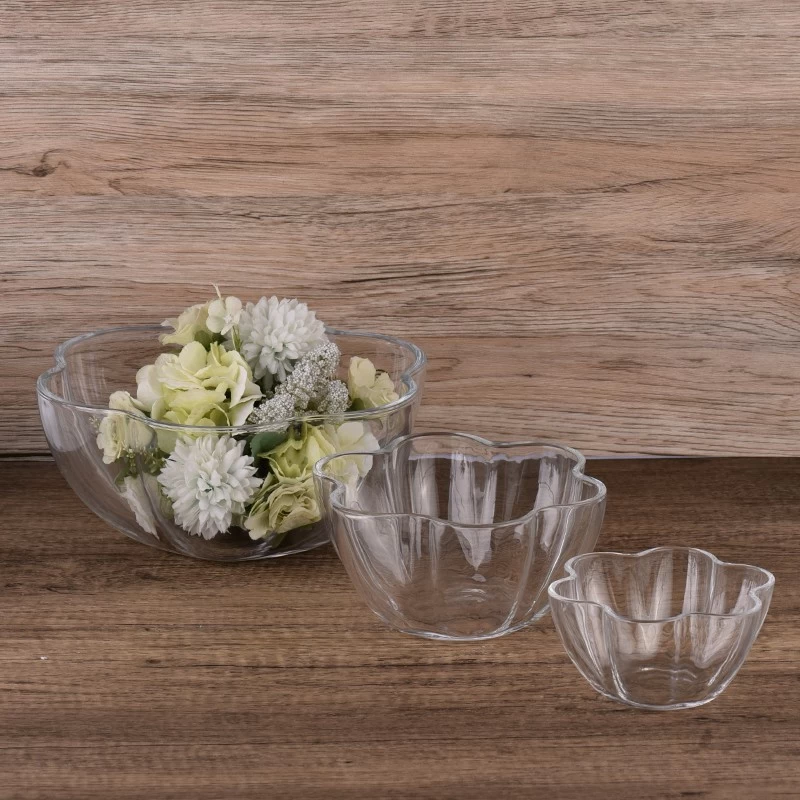 10oz empty glass candle container for home decor 