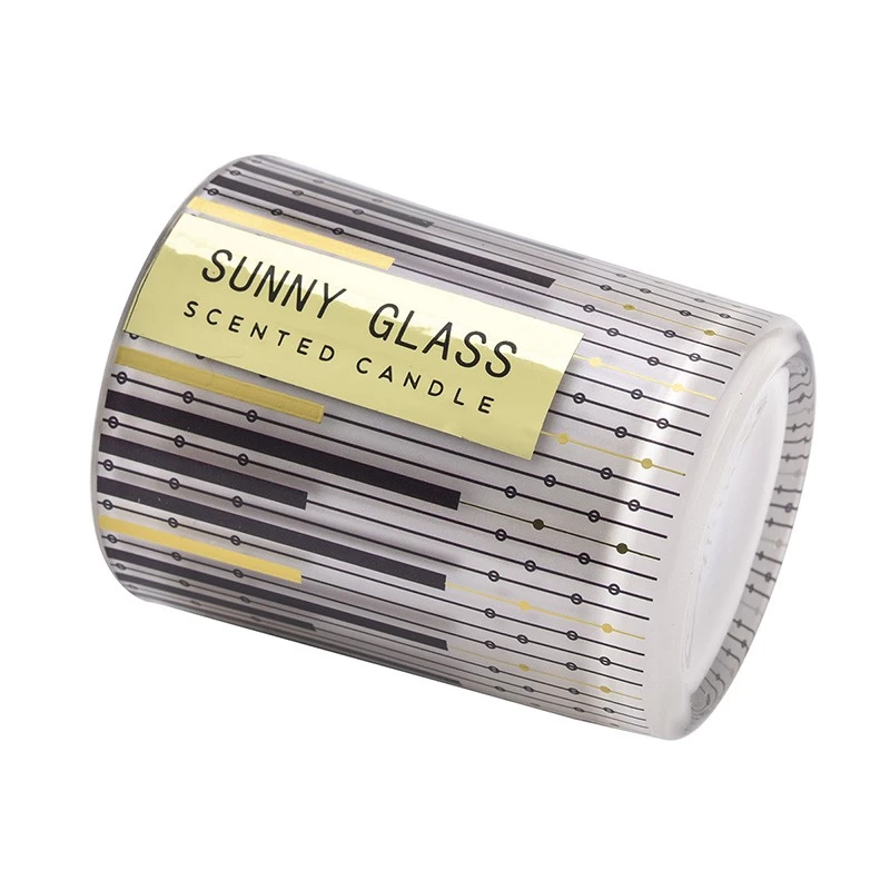 Luxury custom piano with UU floral paper glass candle jar for candle making - COPY - w79w6n