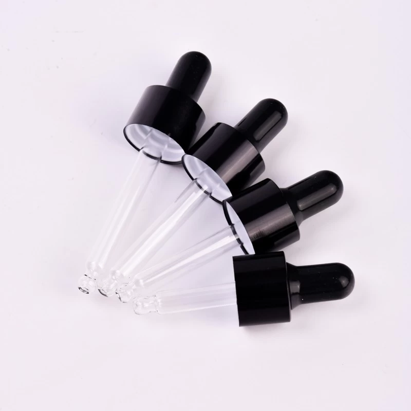 20ml matte black glass dropper bottle wholesale