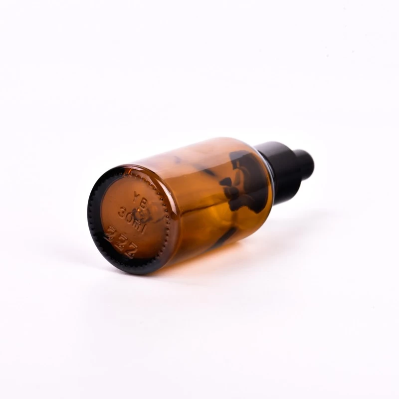  30ml popular amber glass bottle with drops for supplier