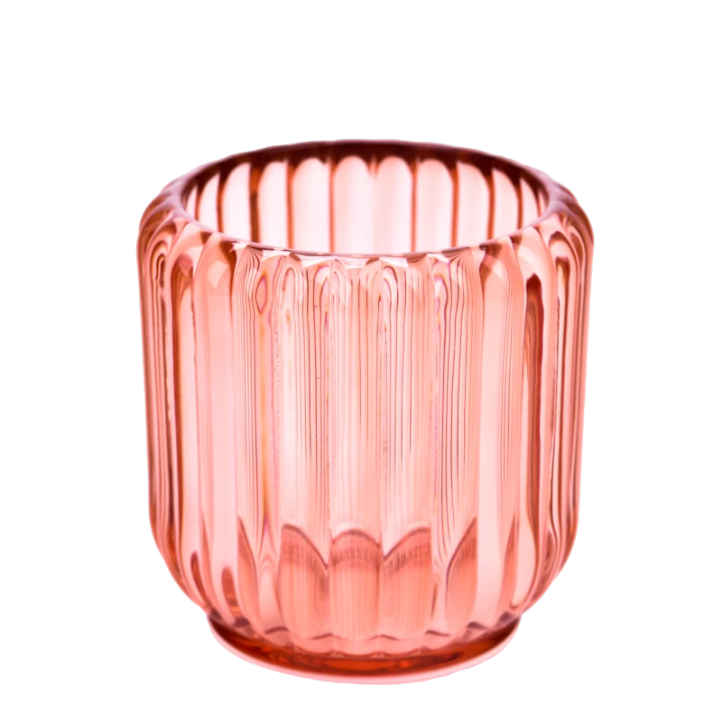 200ml vertical  glass candle jar for candle making with home decor