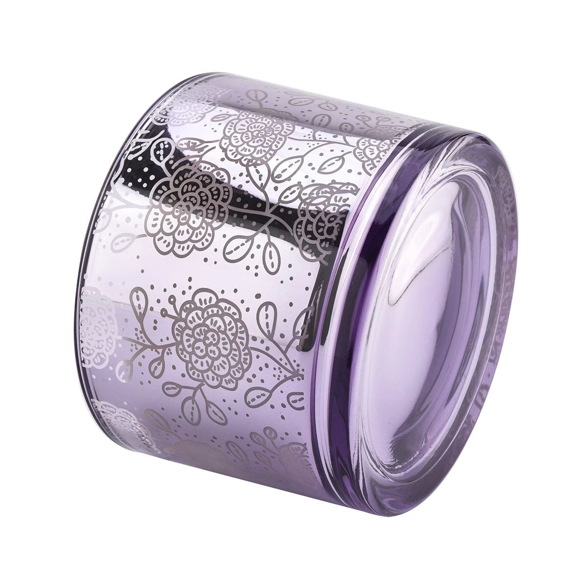 Wholesale laser craft large glass candle jars in bulk candle holders