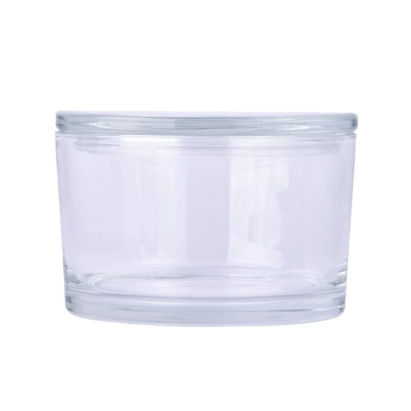 720ml 25oz Glass Candle Jar With Lids Custom Color Glass Candle Jars Wholesale