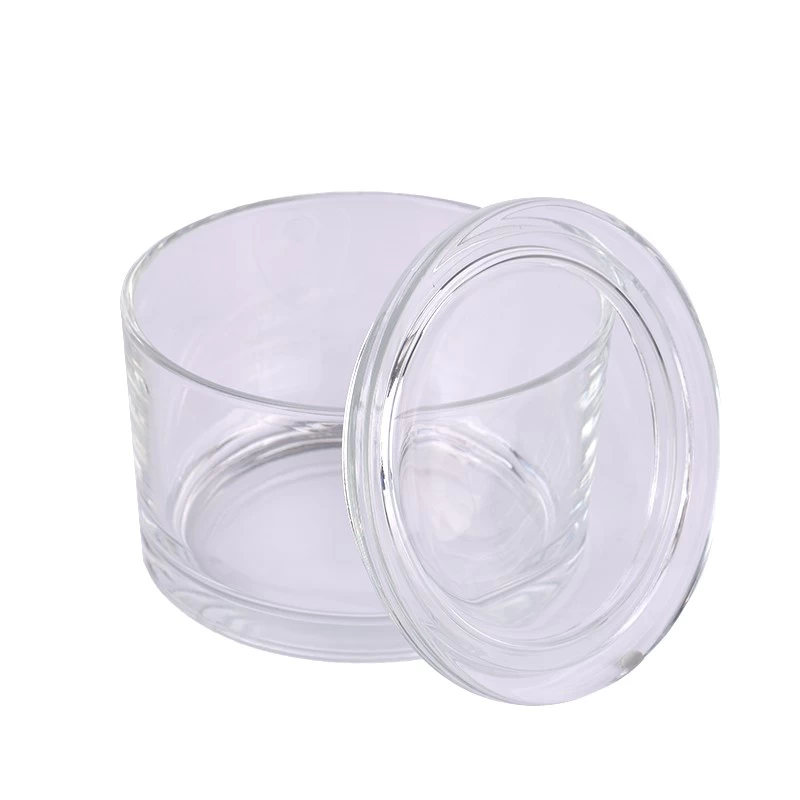 720ml 25oz Glass Candle Jar With Lids Custom Color Glass Candle Jars Wholesale