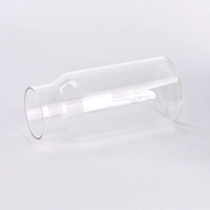 Wholesale large capacity borosilicate glass vessel with home decor