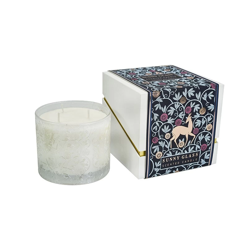 Dostawca 5 uncji 8 uncji 12 uncji ciemnoniebieski tybetańska antylopa pudełko kazenicze Candle Holder Pudownia