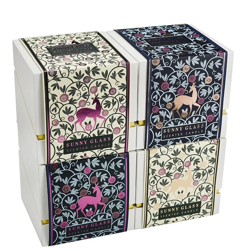 Dostawca 5 uncji 8 uncji 12 uncji ciemnoniebieski tybetańska antylopa pudełko kazenicze Candle Holder Pudownia