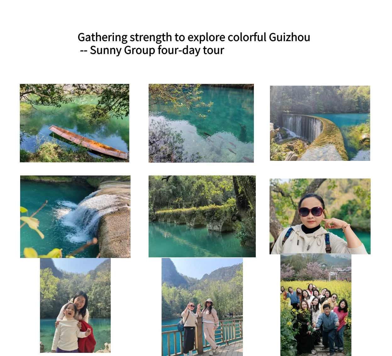 Gathering strength to explore colorful Guizhou-- Sunny Group four-day tour