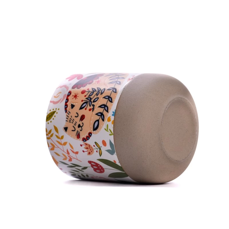 candle ceramic vessel