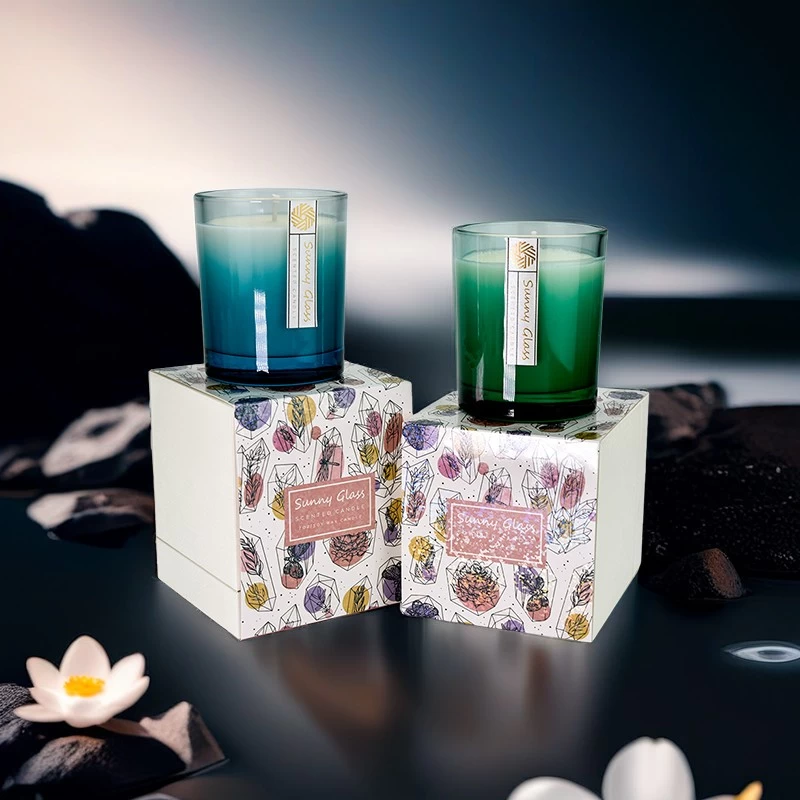 Wholesale exquisite applique pattern candle holder boxes, candle candle holder gift boxes