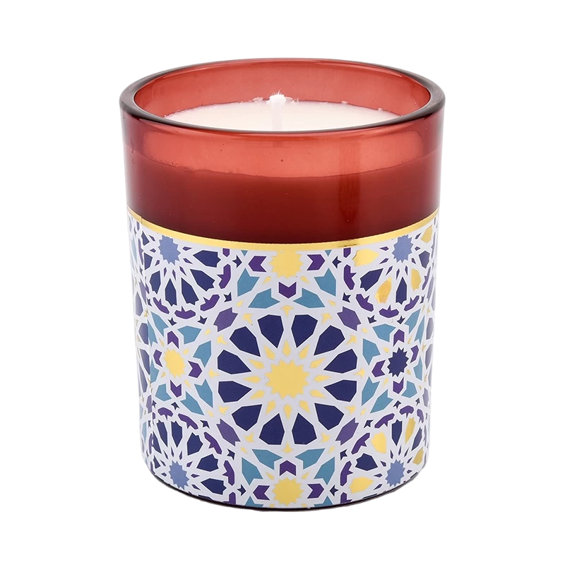 Fabricants de chandelles en verre floral exotique en gros fabricants