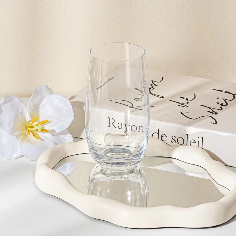 Elegant Custom Color Clear Glass Vase Candle Jar Wholesaling