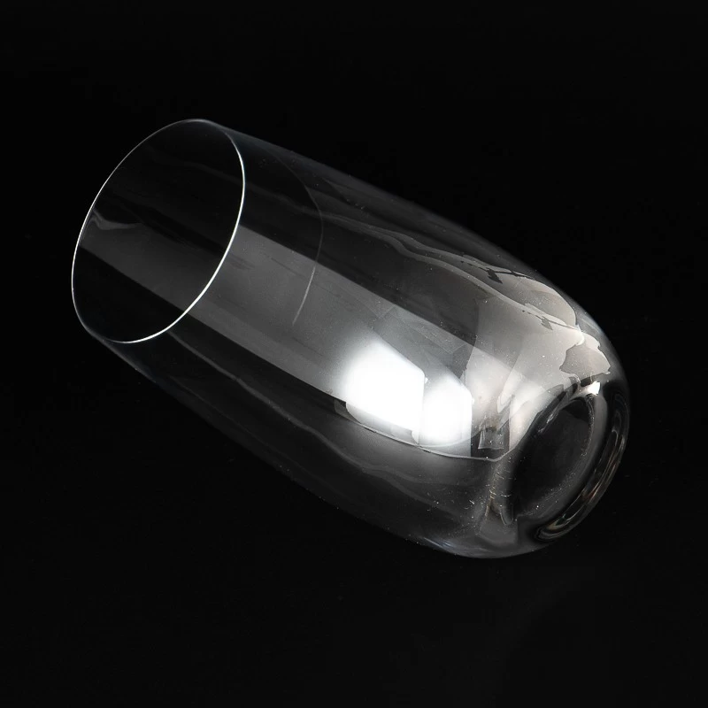 Elegant Custom Color Clear Glass Vase Candle Jar Wholesaling