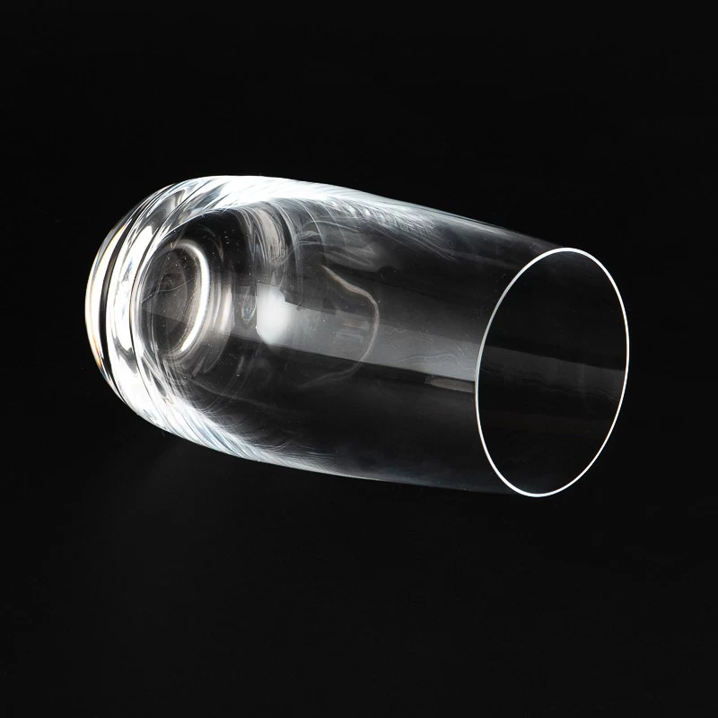 Elegant Custom Color Clear Glass Vase Candle Jar Wholesaling