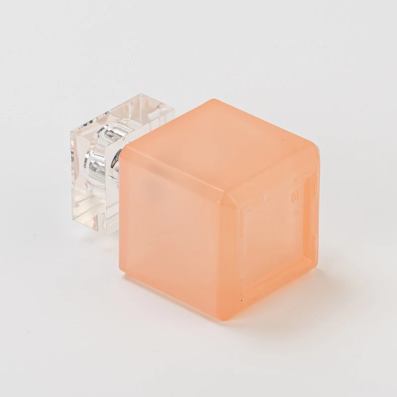 30ml 50 ml square Glass Perfume Bottle Fragrance with Spray cap