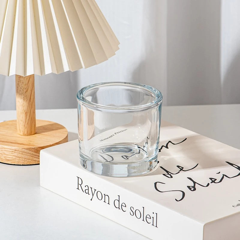 Whoesaling 277ml Custom Color Glass Candle Holder for Scented Candle