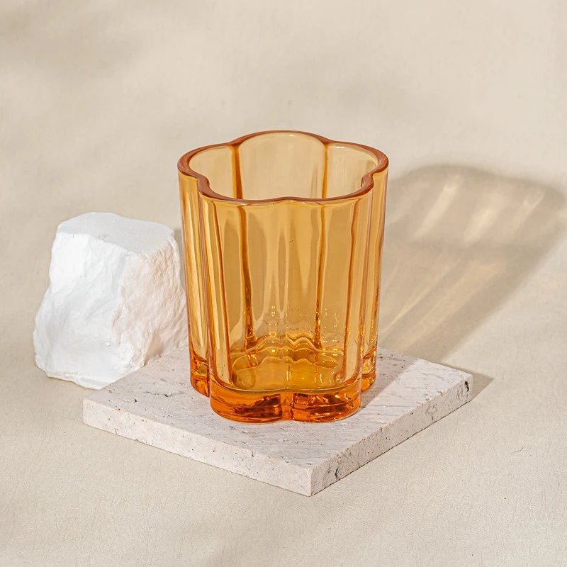 Hot Sale 190ml Custom Color Empty Candle Jar for Home Decor