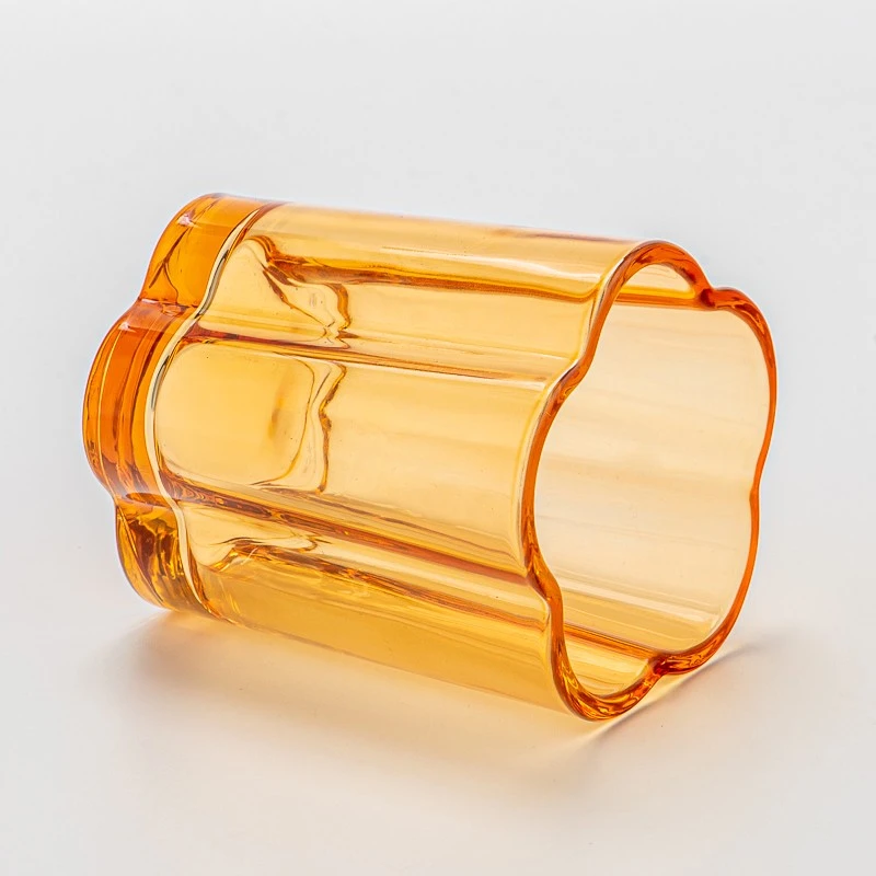 Hot Sale 190ml Custom Color Empty Candle Jar for Home Decor