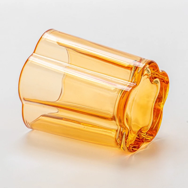 Hot Sale 190ml Custom Color Empty Candle Jar for Home Decor