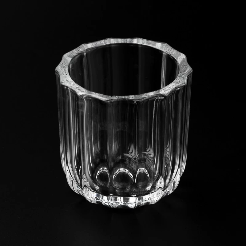 New Style Thick Glass Wall Custom Color Candle Jar for Wholesaling