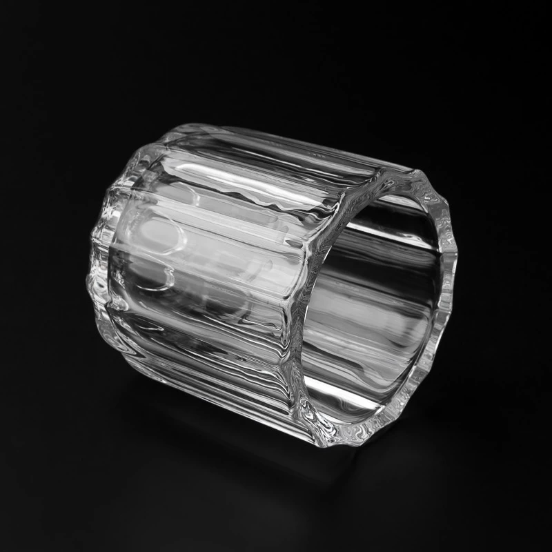 New Style Thick Glass Wall Custom Color Candle Jar for Wholesaling