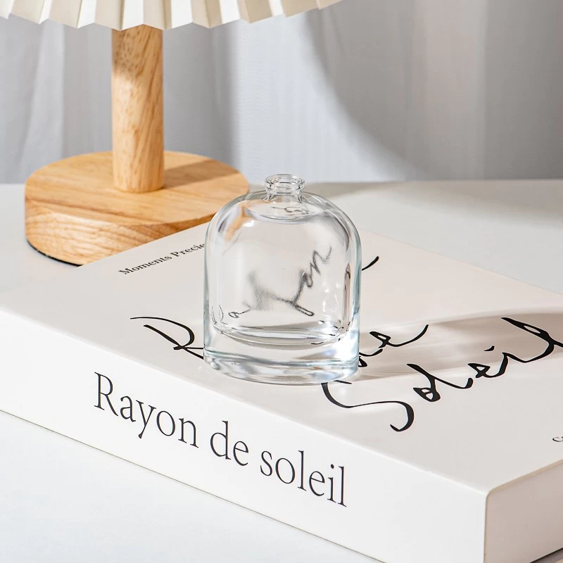 Round Shoulder Custom Logo Empty 56ml Fragrance Bottle Supplying