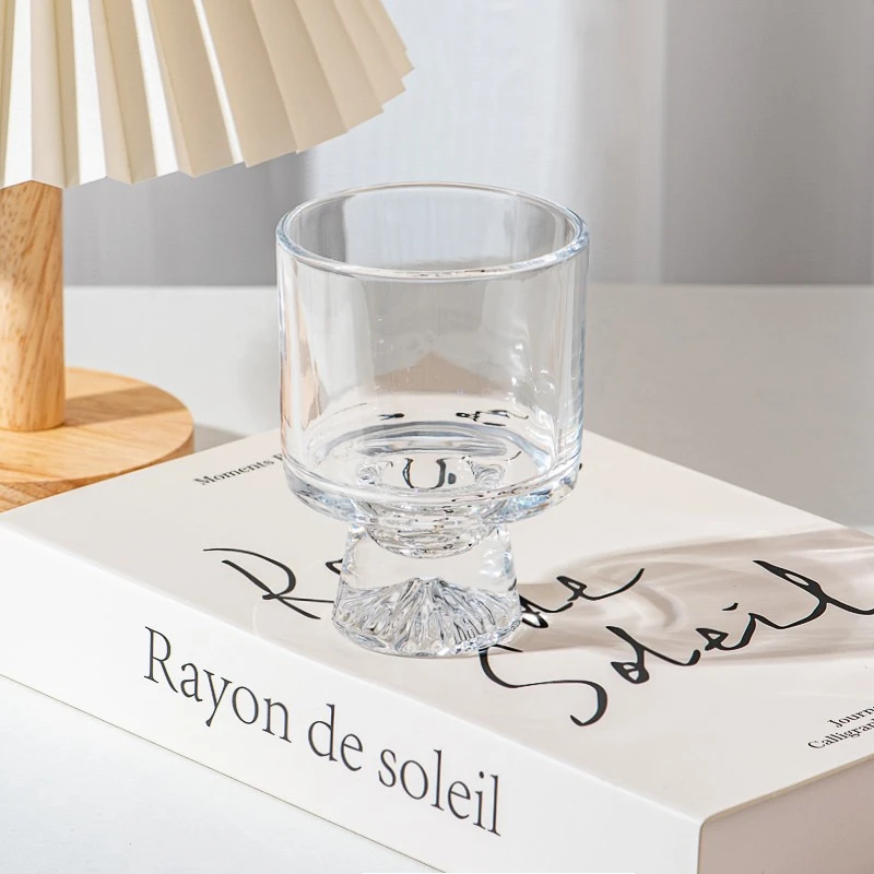 Transparent Custom Color 239ml Empty Glass Cup Scented Candle Holder