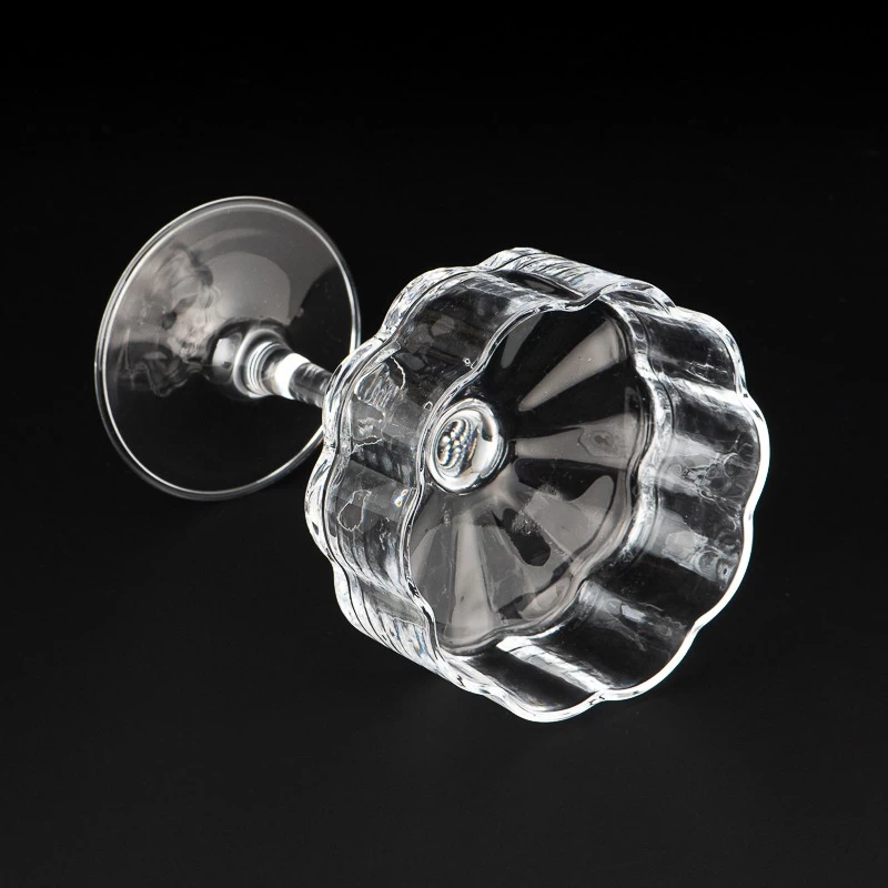 Wholesaling 358ml Empty Custom Color Glass Candle Cup Scented Candle Holder