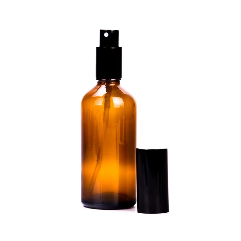 Premium Amber Glass Bottle Custom Logo Aroma Perfume Bottle with Spray-Head