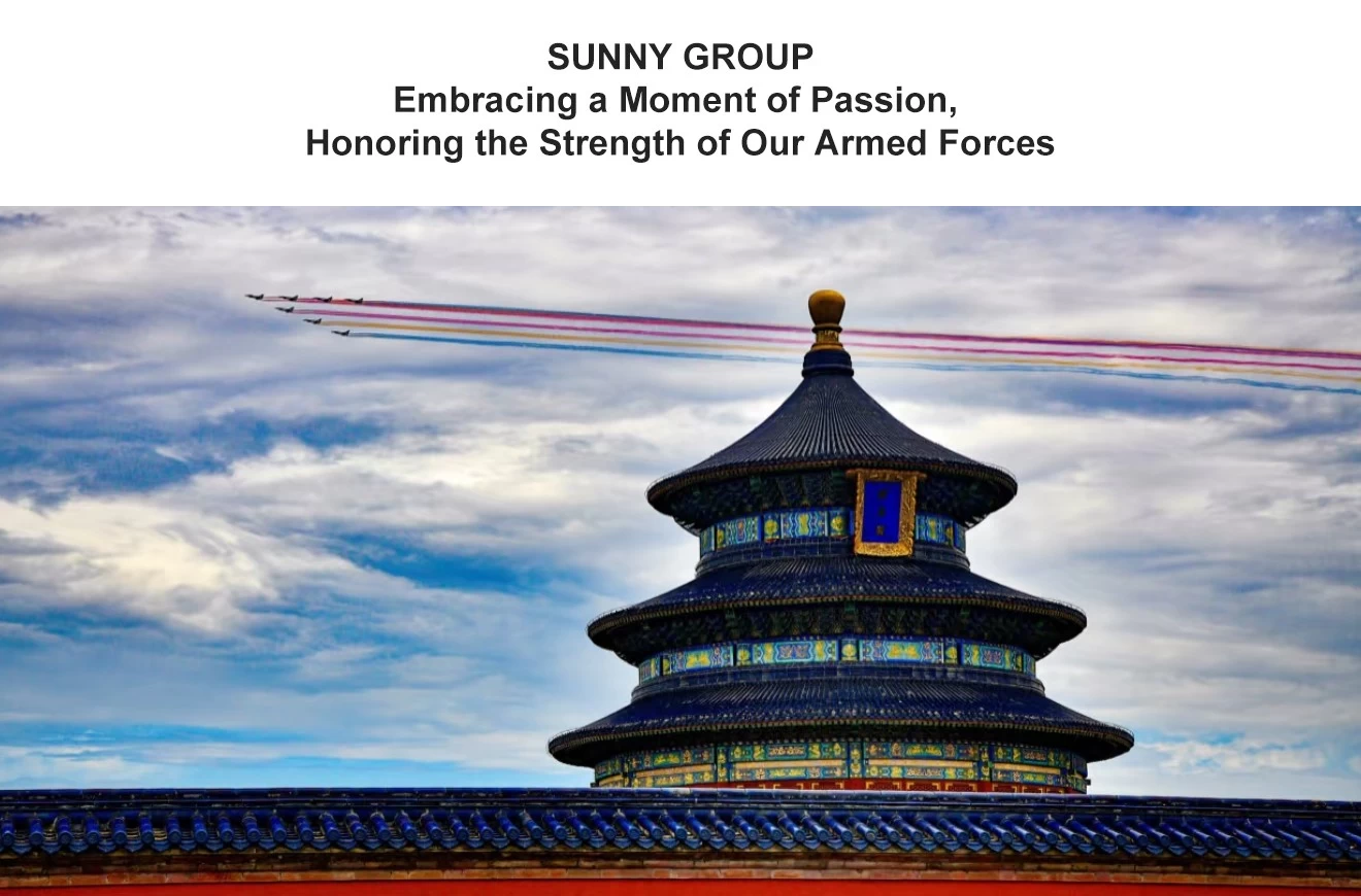 SUNNY GROUP | Embracing a Moment of Passion, Honoring the Strength of Our Armed Forces