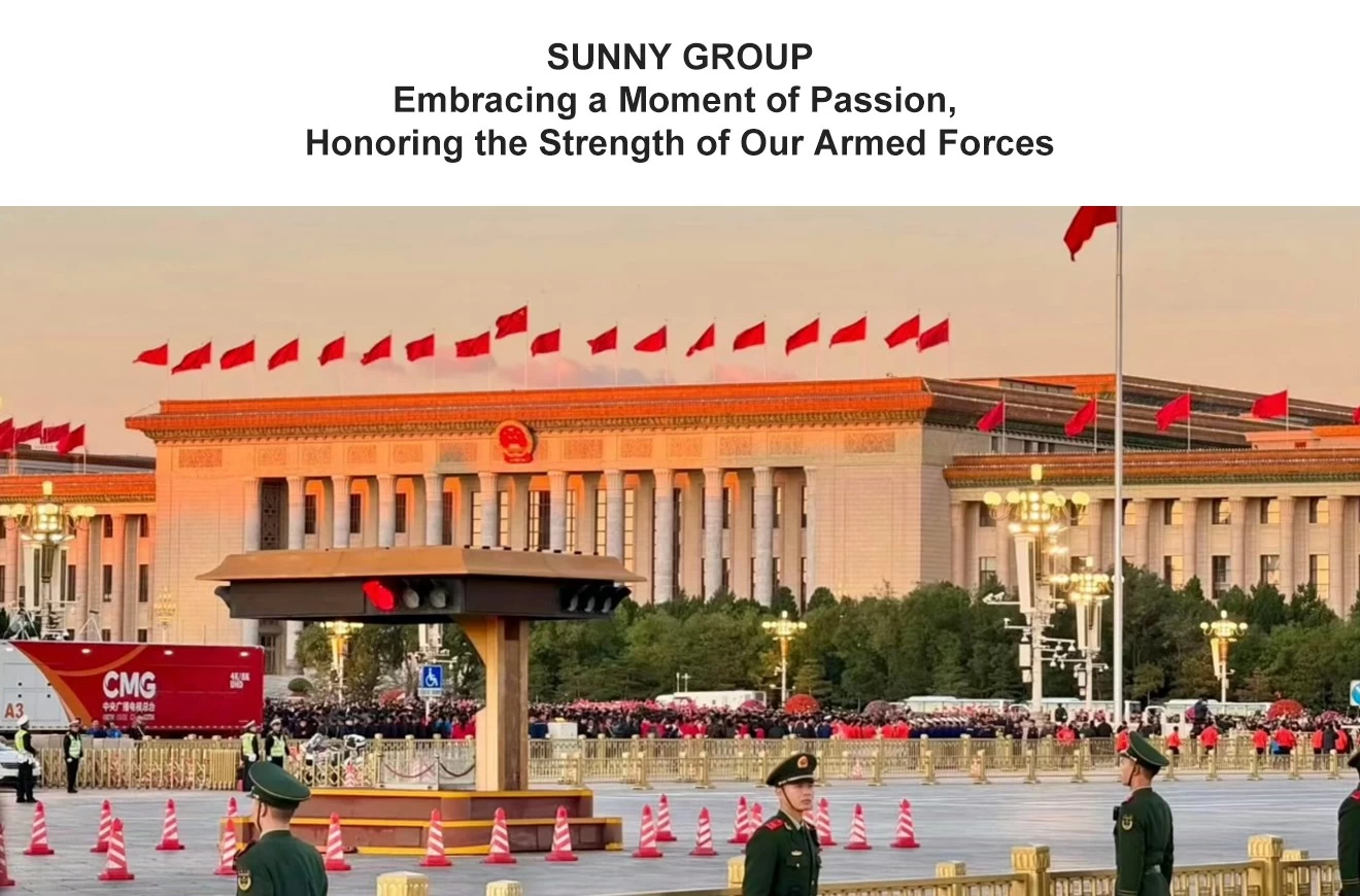 SUNNY GROUP | Embracing a Moment of Passion, Honoring the Strength of Our Armed Forces