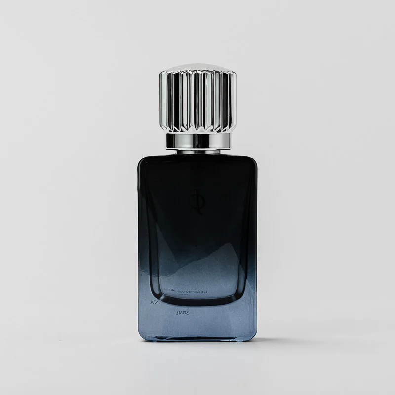 High End Gradient Color Empty Perfume Glass Bottle with Luxury Cap