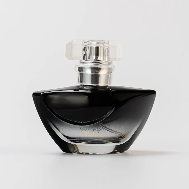 Luxury 30ml Silk Screen Logo Glass Small Perfume Bottle with Lid Wholesaling
