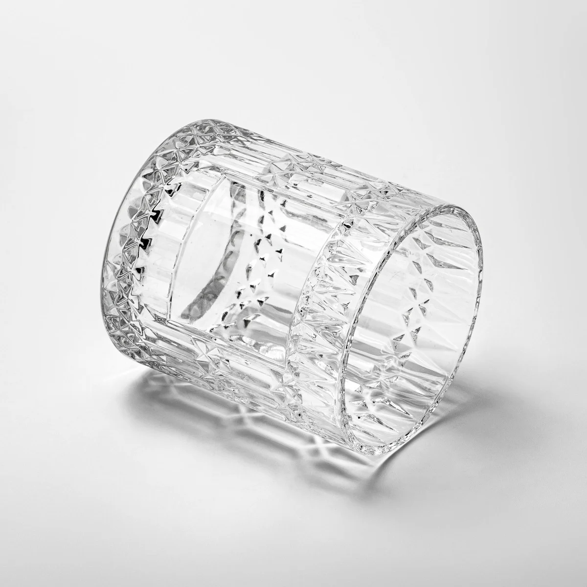 Wholesale 310ml custom pattern & custom logo space glass candle vessel - COPY - 16lco8