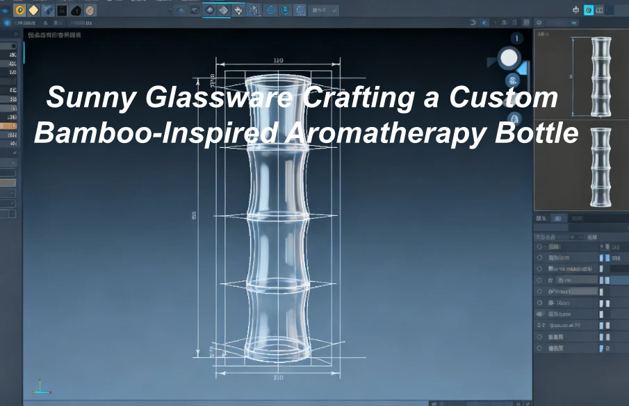 Sunny Glassware Crafting a Custom Bamboo-Inspired Aromatherapy Bottle