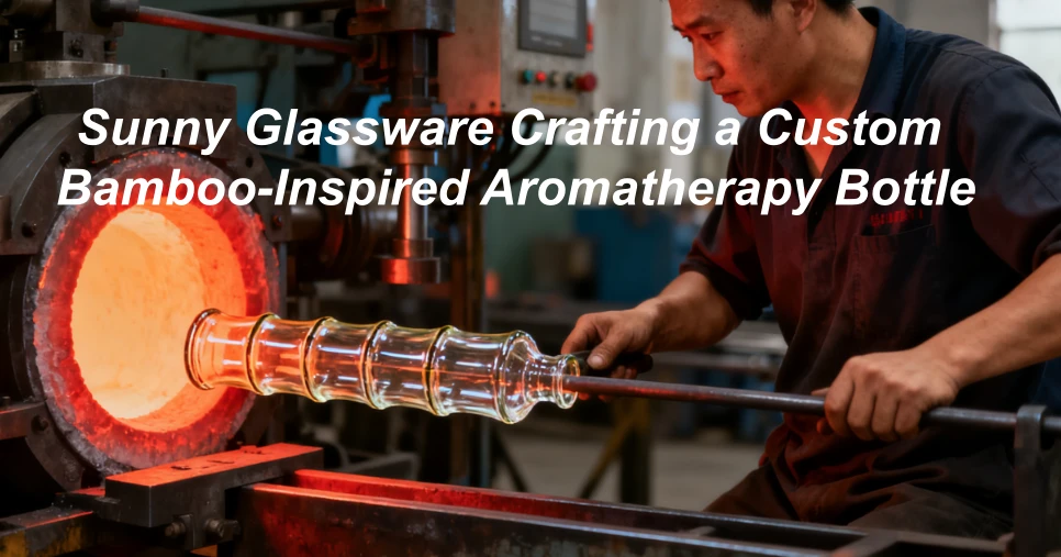 Sunny Glassware Crafting a Custom Bamboo-Inspired Aromatherapy Bottle