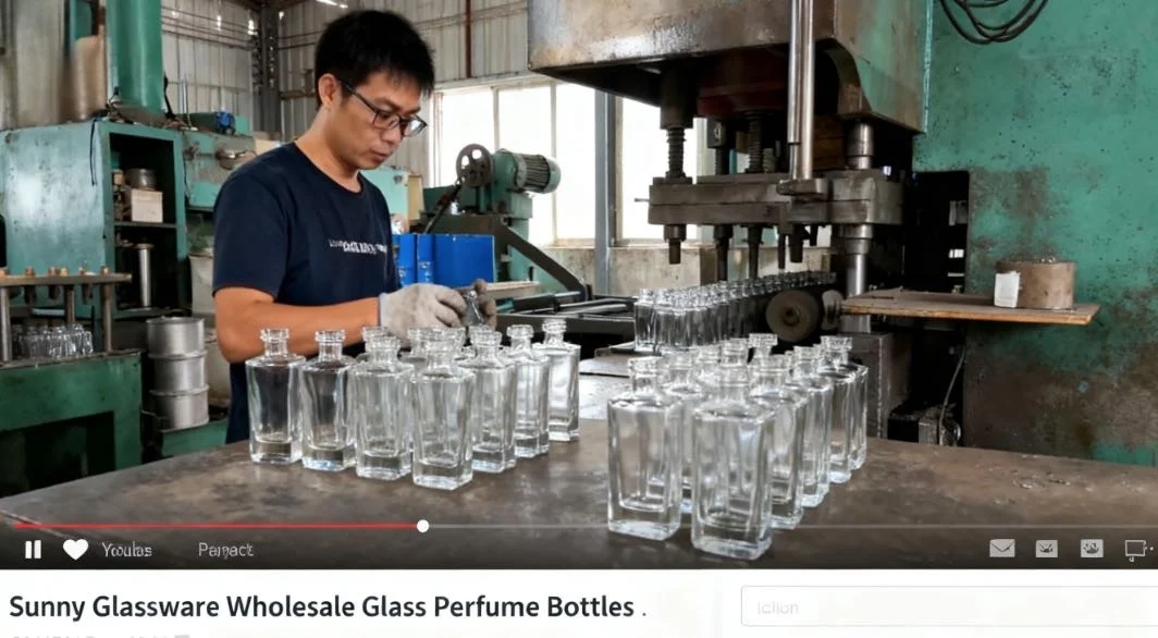 100,000 Order Landed! Vietnamese Client Locks onto Sunny Glassware via YouTube for Custom Perfume Bottles