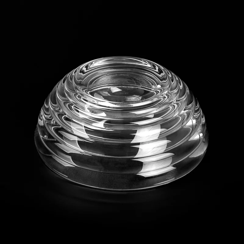 Dostawca 176 ml szklany słoik w kształcie kuli z dopasowanymi szklanymi pokrywkami firmy Sunny Glassware