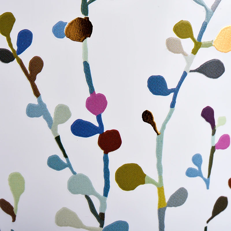 Customized shabby chic painted glass candle holder