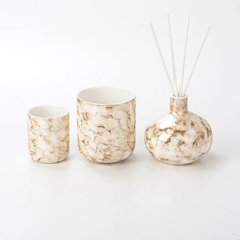 Custom Modern Candle Vessels Empty Scented Candle Container Home Decoration