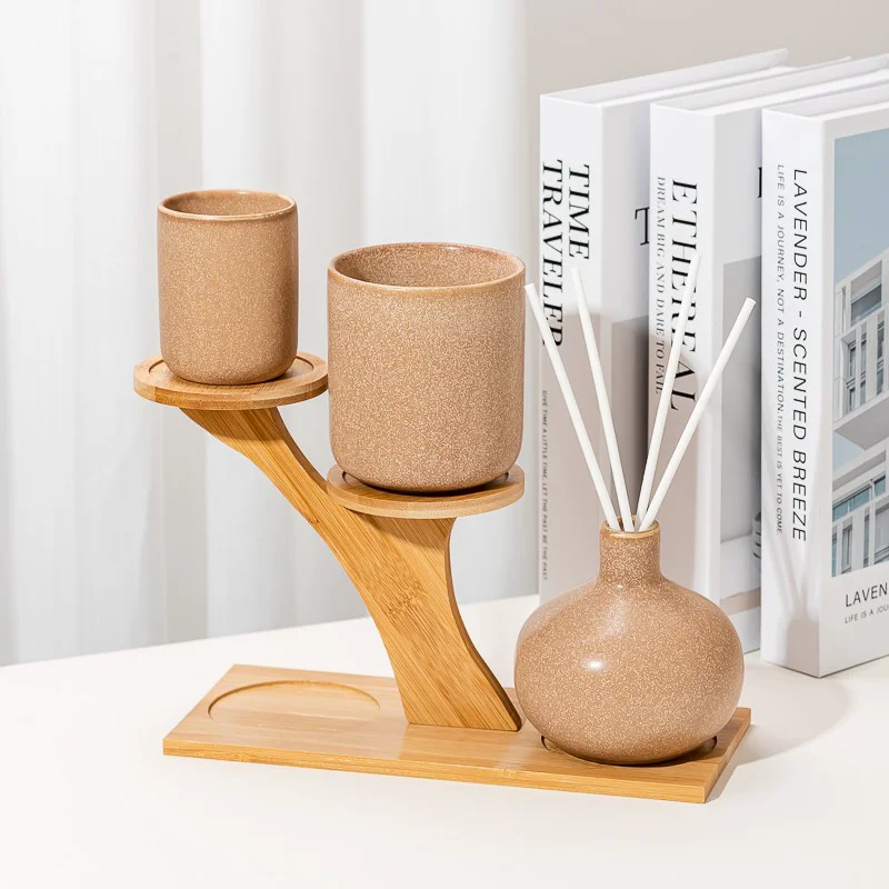 Concise Style Round Ceramic Jar 